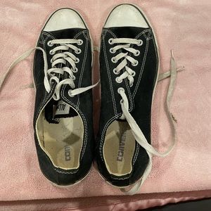 Converse size 10 Men’s (or women’s 12) sneakers. Good condition.